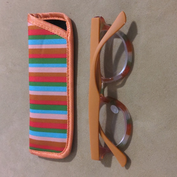 NWT Hummingbird Blue Light Blocking Readers +3.50 Orange/Peach/Green/Blue - Picture 2 of 8